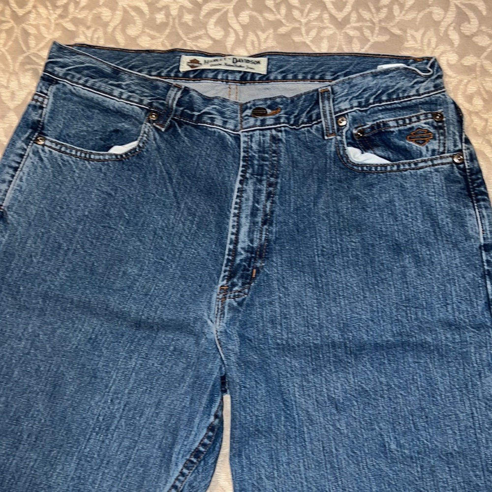 Harley Davidson straight leg jeans size 36 x 36 NWT - Picture 3 of 4